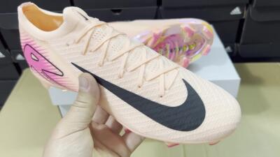 Nike Air Zoom Mercurial Vapor 16 Elite FG Low-Tops Football Boots - Pink/Black/Gold