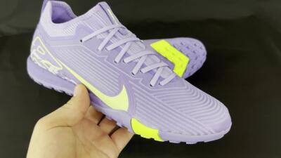 Nike Air Zoom Mercurial Vapor 16 Pro TF Low-Tops Football Shoes - Purple/Yellow/White