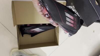 Adidas F50 Elite Laceless FG Low-Tops Football Boots - Black/Silver/Red