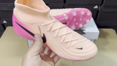 Nike Phantom Luna Elite AG High-Tops Football Boots - Pink/Black