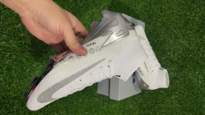 Nike Air Zoom Mercurial Superfly 10 Elite FG High-Tops Football Boots - Beige/White/Silver