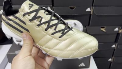 Adidas F50 Elite FG Low-Tops Football Boots - Gold/Black/White