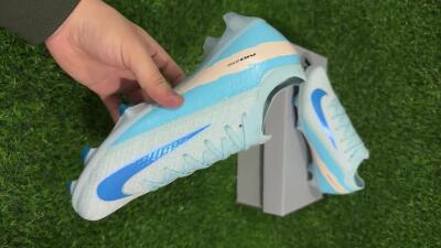 Nike Air Zoom Mercurial Vapor 16 Elite FG Low-Tops Football Boots - Jade/Blue/Beige