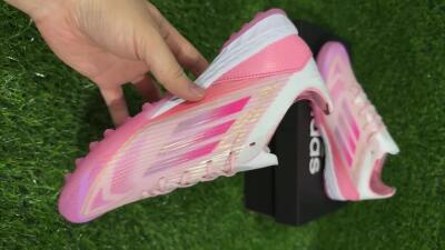 Adidas F50 Pro TF Low-Tops Football Shoes - Pink/Gold/White