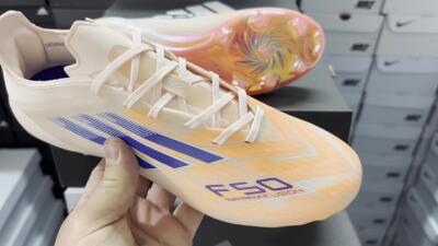 Adidas F50 Elite FG Low-Tops Football Boots - Pink/Orange/Blue