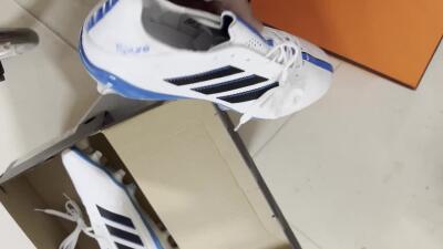 Adidas Copa Pure 3 Elite FG Low-Tops Football Boots - White/Black/Blue