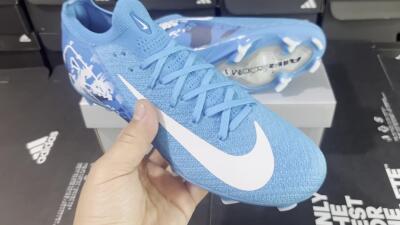 Nike Air Zoom Mercurial Vapor 16 Elite FG Low-Tops Football Boots - Blue/White/Black