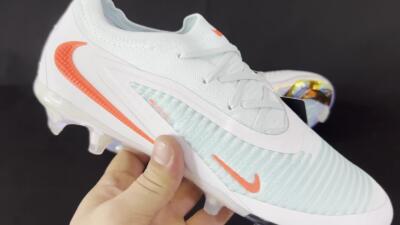 Nike Phantom 6 Low Elite FG Low-Tops Football Boots - Jade/White/Red