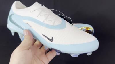 Nike Phantom 6 Low Elite FG Low-Tops Football Boots - Beige/Jade/Gold