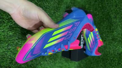 Adidas F50 Elite FG Low-Tops Football Boots - Blue/Yellow/Pink