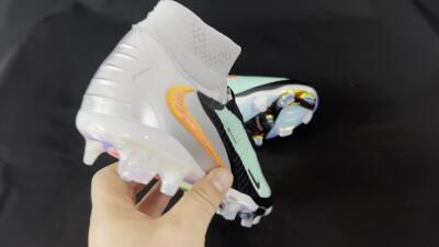 Nike Phantom 6 High Elite FG High-Tops Football Boots - Jade/Black/Orange