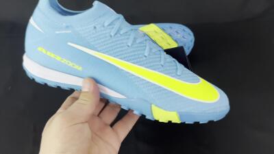 Nike Air Zoom Mercurial Vapor 16 Elite TF Low-Tops Football Shoes - Blue/Yellow/White