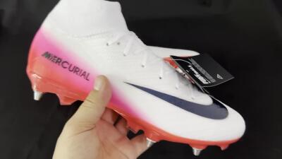 Nike Air Zoom Mercurial Superfly 10 Elite SG High-Tops Football Boots - White/Black/Red