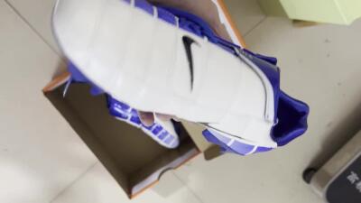 Nike Air Zoom Total 90 III FG Low-Tops Football Boots - White/Blue/Black