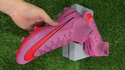 Nike Air Zoom Mercurial Superfly 10 Elite FG High-Tops Football Boots - Red/Black/Orange