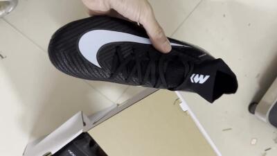 Nike Air Zoom Mercurial Superfly 10 Elite FG High-Tops Football Boots - Black/Jade