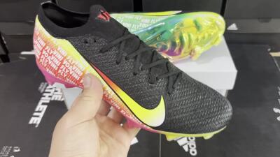 Nike Air Zoom Mercurial Vapor 16 Elite FG Low-Tops Football Boots - Black/Yellow/Red