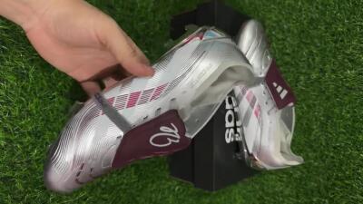 Adidas Predator 25 Elite Foldover Tongue FG Low-Tops Football Boots - Silver/Red/White