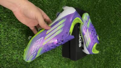 Adidas F50 Elite FG Low-Tops Football Boots - Purple/Yellow/White