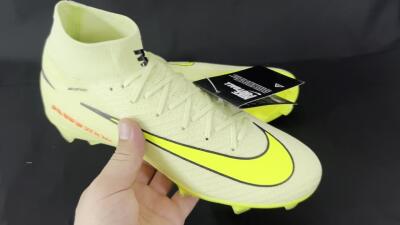 Nike Air Zoom Mercurial Superfly 10 Elite FG High-Tops Football Boots - Yellow/Black/Red