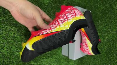 Nike Air Zoom Mercurial Vapor 16 Elite FG Low-Tops Football Boots - Black/Red/Yellow