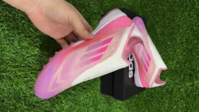 Adidas F50 Elite Laceless TF Low-Tops Football Shoes - Pink/Purple/Gold