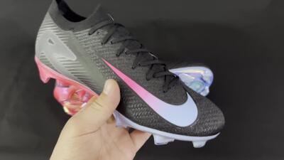 Nike Air Zoom Mercurial Vapor 16 Elite FG Low-Tops Football Boots - Black/Jade/Pink