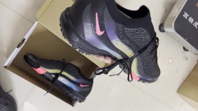 Nike Air Zoom Mercurial Vapor 16 Elite TF Low-Tops Football Shoes - Black/Silver/Red