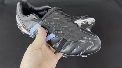 Adidas Predator 25 Elite Foldover Tongue FG Low-Tops Football Boots - Black/Blue/Silver