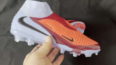 Nike Phantom 6 Elite FG High-Tops Football Boots - Red/Blue/Black