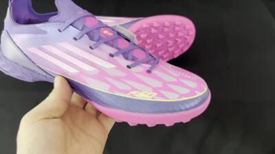 Adidas F50 Elite TF Low-Tops Football Shoes - Pink/Purple/Yellow