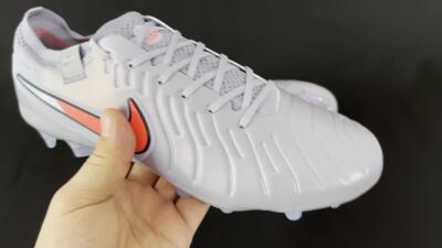 Nike Tiempo Legend 10 Elite FG Low-Tops Football Boots - Blue/Jade/Red