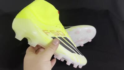 Adidas F50+ Elite Mid FG High-Tops Football Boots - Yellow/Black/Red