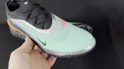 Nike Phantom 6 Elite TF Low-Tops Football Shoes - Jade/Silver/Black