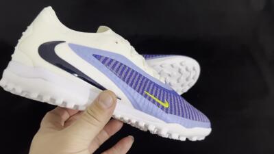 Nike Phantom 6 Elite TF Low-Tops Football Shoes - Blue/White/Jade