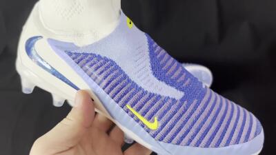 Nike Phantom 6 High Elite AG High-Tops Football Boots - Blue/White/Black