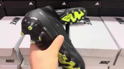 Nike Air Zoom Mercurial Superfly 9 Elite AG High-Tops Football Boots - Black/Green