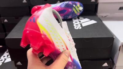 Adidas Predator FIFA World Cup Qatar 2022 Edge+ FG Low-Tops Football Boots - White/Red/Blue