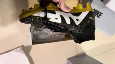 Nike Air Zoom Mercurial Superfly 9 Elite FG High-Tops Football Boots - Black/Gold