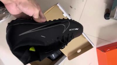 Nike Mercurial Vapor 15 Elite TF Low-Tops Football Shoes - Black