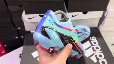 Adidas x Speedportal.1 2022 World Cup Boots FG Low-Tops Football Boots - Blue/Green/Red