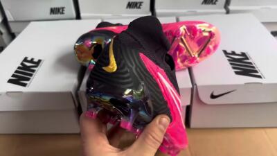 Nike Phantom GX Elite DF Link FG High-Tops Football Boots - Pink/Black