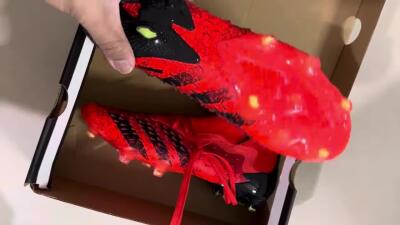Adidas Predator Freak.1 FG High-Tops Football Boots - Red/Black