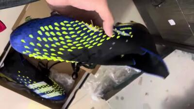Adidas Predator Freak.1 FG High-Tops Football Boots - Black/Blue/White