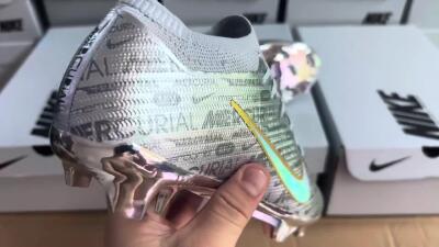 Nike Air Zoom Mercurial Vapor 15 Elite FG Low-Tops Football Boots - Silver/Gold