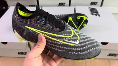 Nike Phantom GX Elite AG Low-Tops Football Boots - Grey/Green