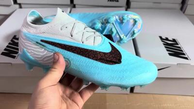 Nike Phantom GX Elite FG Low-Tops Football Boots - Blue/Brown