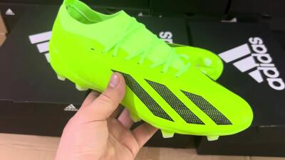 Adidas X Crazyfast.1 FG Low-Tops Football Boots - Green/Black
