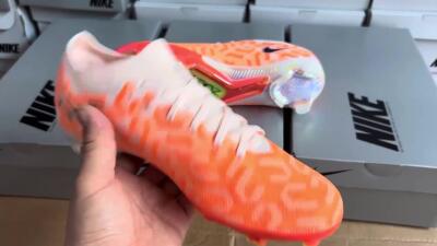 Nike Air Zoom Mercurial Vapor 15 Elite FG Low-Tops Football Boots - Orange/Black/Purple