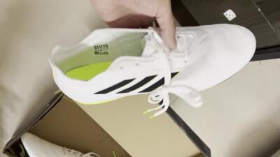 Adidas Copa Pure.1 FG Low-Tops Football Boots - White/Black/Green